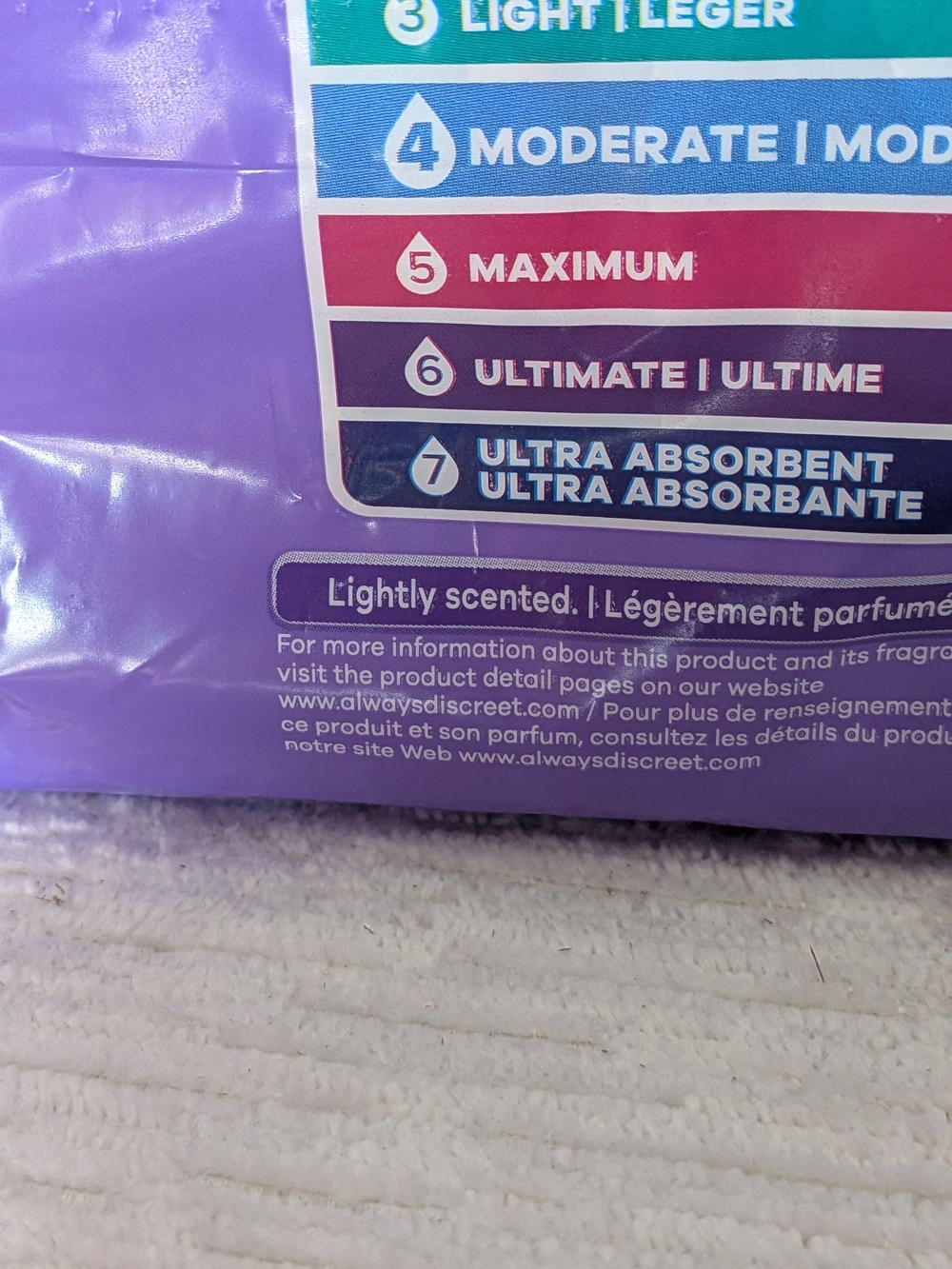 Always Discreet Moderate 4 Long Pads - 54 count Pack NWT - Picture 12 of 14